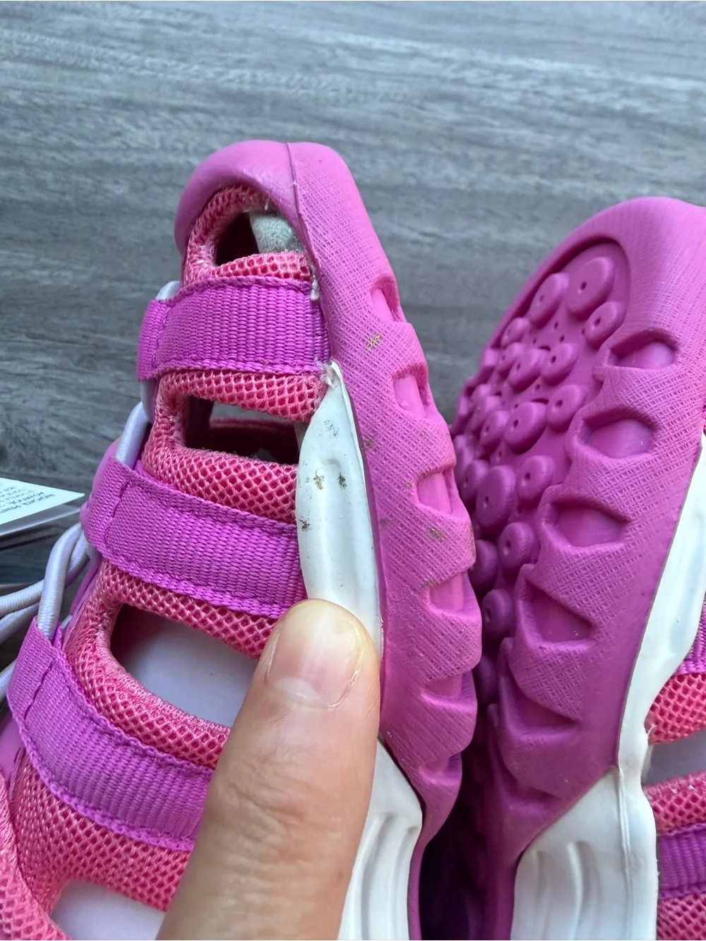 Geox Respira Girls Water Friendly Pink Hiking Sandals Water Shoes Sz 28 / 10.5US